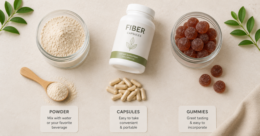 comparing fiber supplement types
