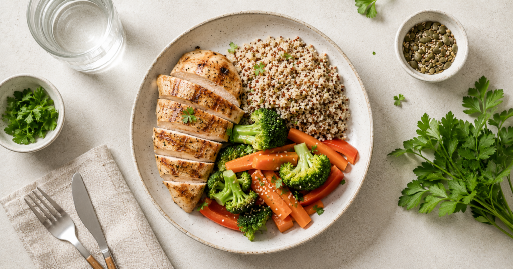 healthy eating with GLP-1 treatment