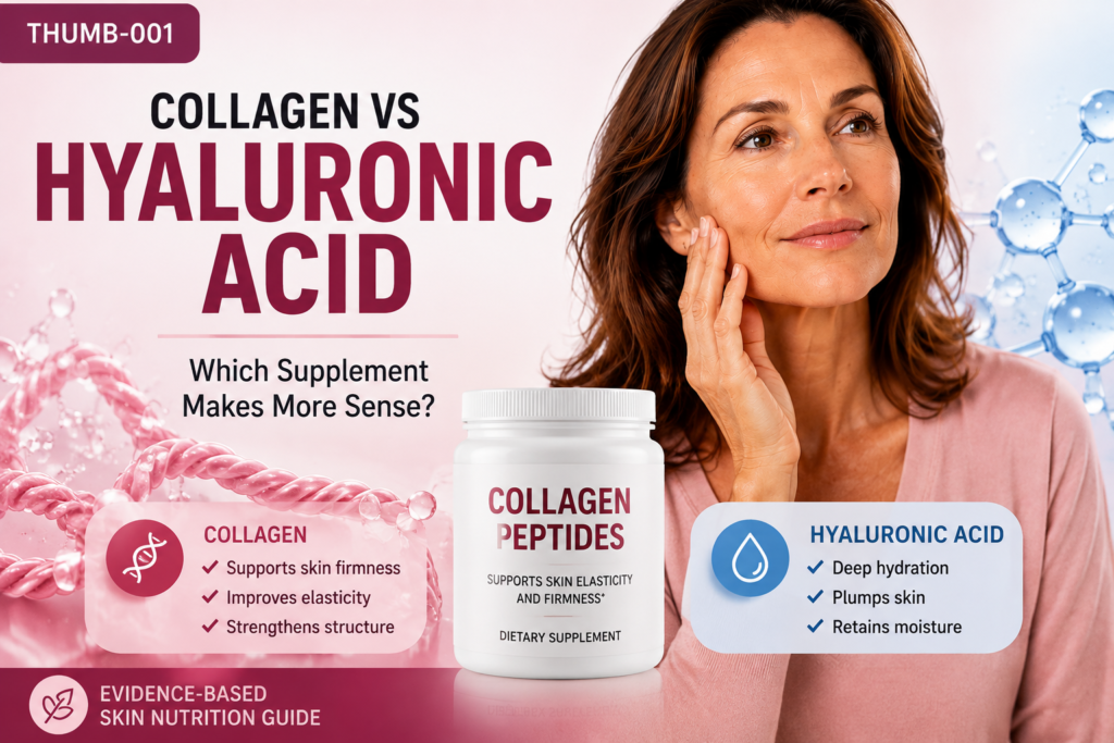 Collagen vs Hyaluronic Acid for Skin: Which Supplement Makes More Sense?
