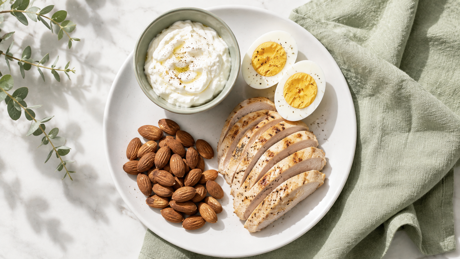 Whole food protein sources for muscle repair