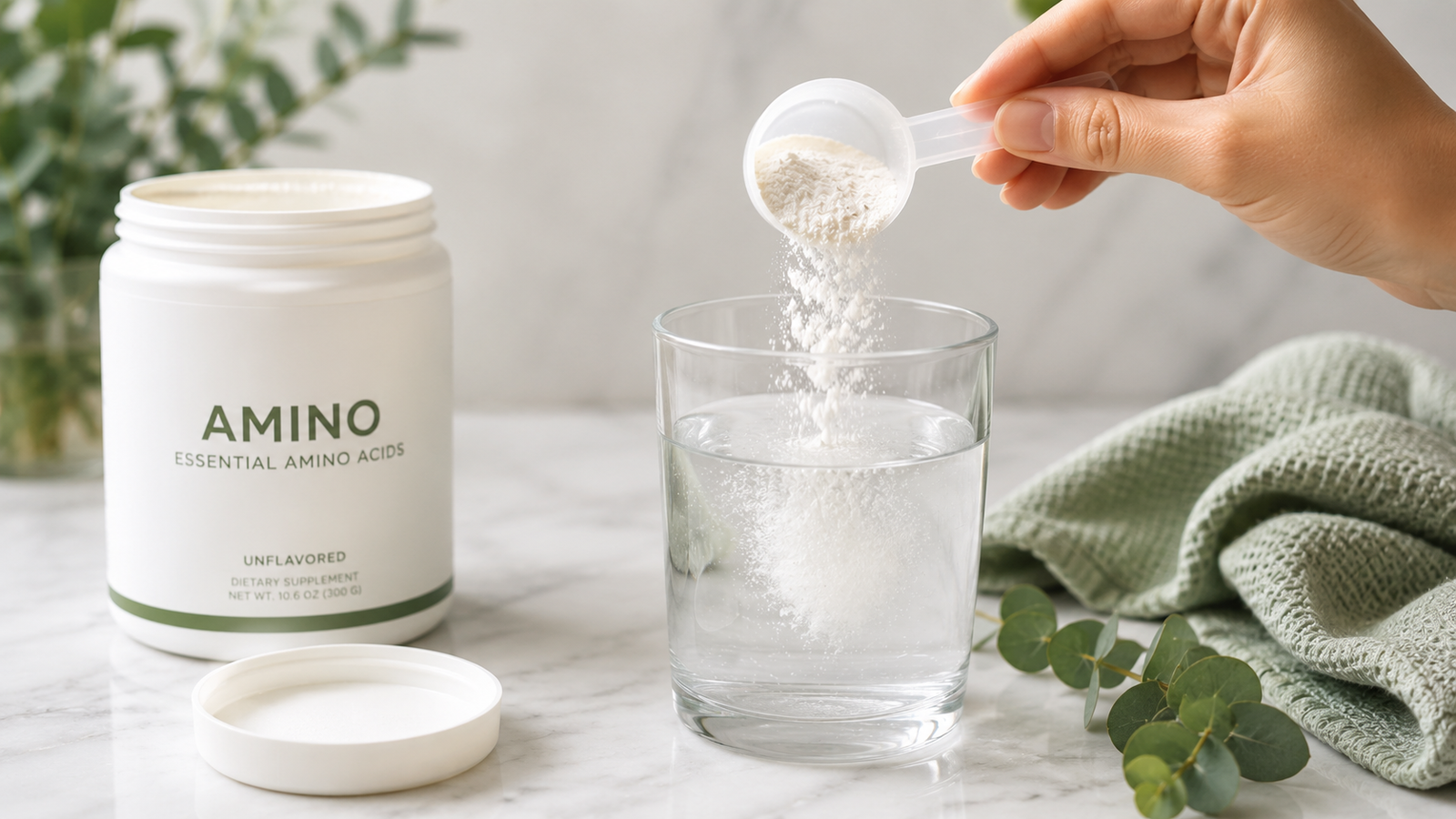 Amino acid supplement for muscle protein synthesis in older adults