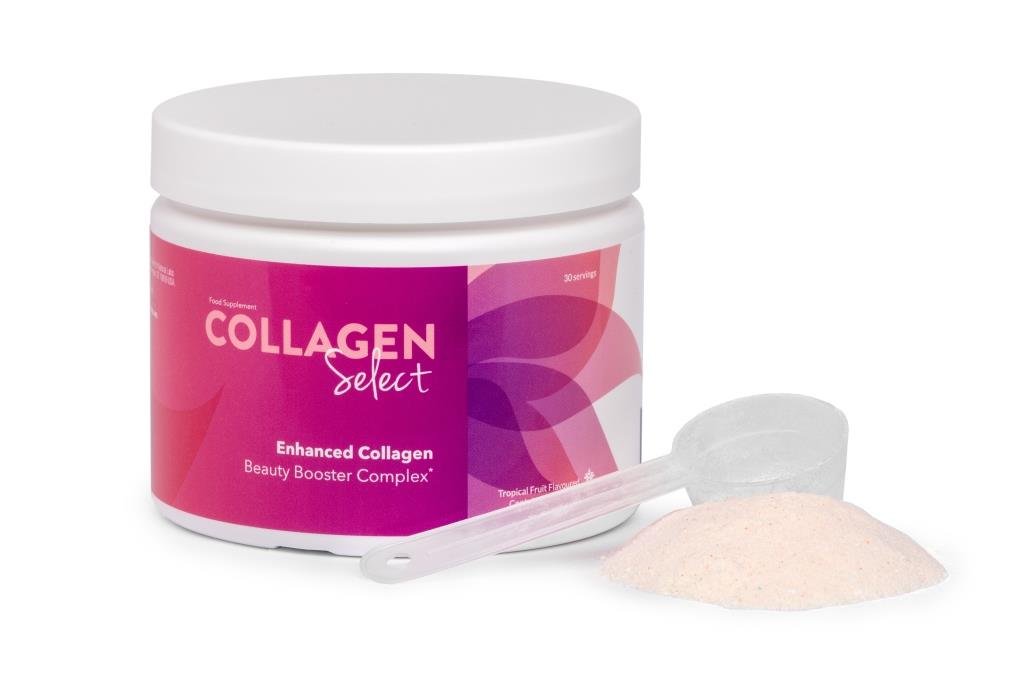 Collagen powder and measuring scoop