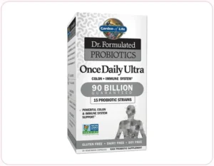 Garden of Life Once Daily Ultra 90 billion CFU probiotic package